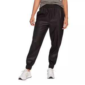 Calia Ath-Leather Joggers - tapered, relaxed fit with pockets